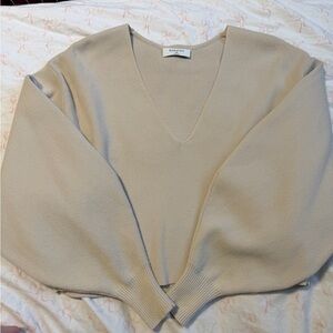 Aritzia Babaton Wren Sweater in Olive Beige Size XS